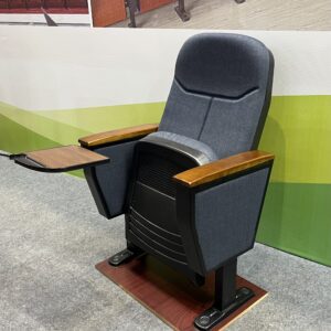 Auditorium Chair Grey With Writing Pad
