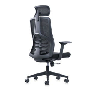 Conference Chair Black Adjustable Breathable