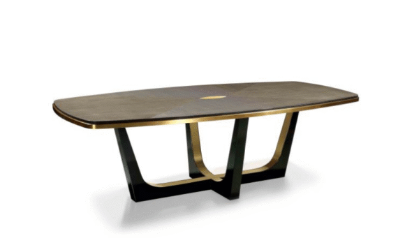 Rectangular round tables with chairs - Image 4