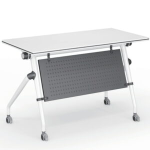 Foldable Table With Modesty Panel For Classroom Or Training Room