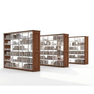 Wood Steel Labrary Book Shelf For Office and School