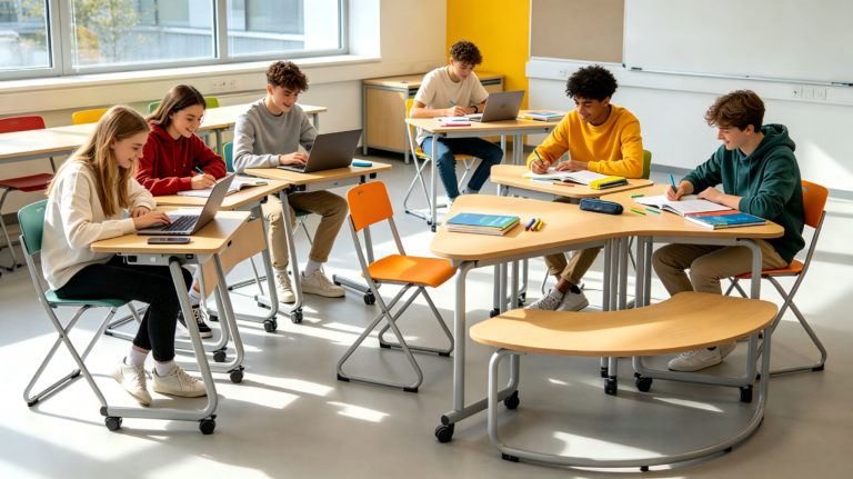 School Desk Dimensions Guide by Student Age Group for Institutional Procurement